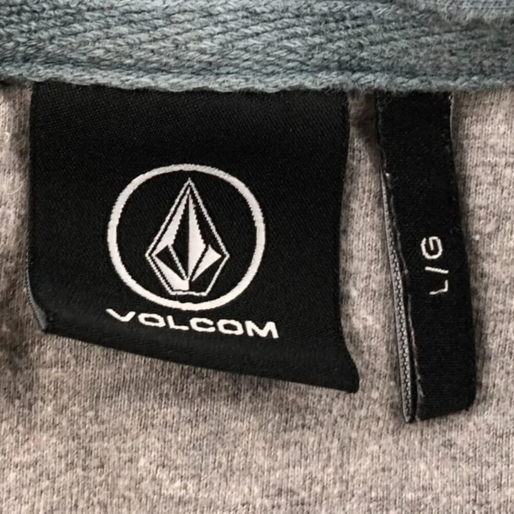 Volcom Mens Polo Shirt Long Sleeve Short Sleeve Classic Casual Pullover Green - Picture 4 of 9